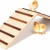 Pet Bird Hipykat | Hipykat Chicken Perch And Chick Roost - Two-In-One Chick Stand Training Perches, Roosting Wooden Chick Ramp Trainer, Chick Toys For Brooder, No Assemble, Coop Accessories For Chick, Hens, Small Animal