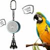 Pet Bird Colorday | Colorday Bird Toys Parrot Talking Coach & Interactive Voice Bell For Parakeet, African Grey, Amazon Parrots, Quaker, Cockatiel, Conure (Blue)