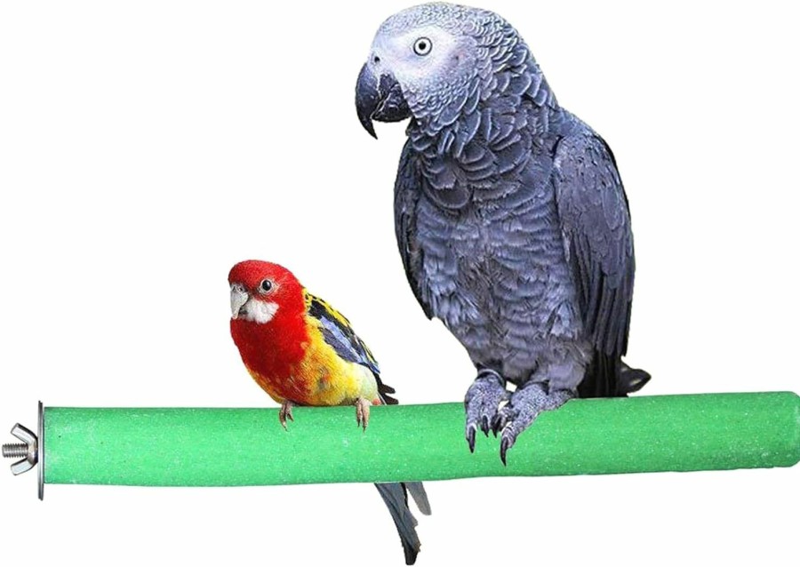 Pet Bird KINTOR | Bird Perch Rough-Surfaced Nature Wood Stand Toy Branch For Parrots