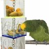 Pet Bird RICEFINE | Oflao Bird Foraging Toys,Creative Parrot Feeder Box,Hanging Treat Foraging Toy For Anchovies,Parakeets,Cockatiel,Conure,Mynah,Macow