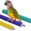 Pet Bird PINVNBY | Pivby Wood Bird Cage Perch Colorful Parrot Stand Toy Platform Paw Grinding Stick For Amazon Parrot Bird Colors Vary Pack Of 3