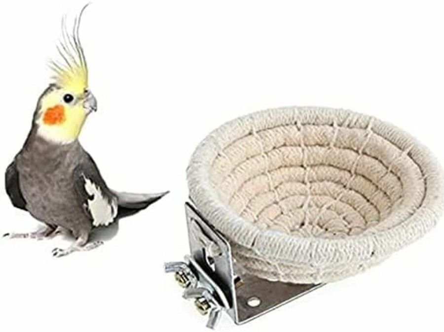 Pet Bird Orgrimmar | Orgrimmar Handmade Cotton Rope Bird Nest Breeding Nest Hatch House Cage For Budgie Parakeet Cockatiel Parakeet Conure Canary Finch Lovebird Small Parrot (1 Pc)