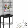 Pet Bird VEVOR | Vevor 60 Inch Flight Bird Cage, Metal Large Parakeet Cages For Cockatiels Parrot Budgies Lovebirds Canaries, Pet Big Bird Cage With Rolling Stand And Hanging Toys