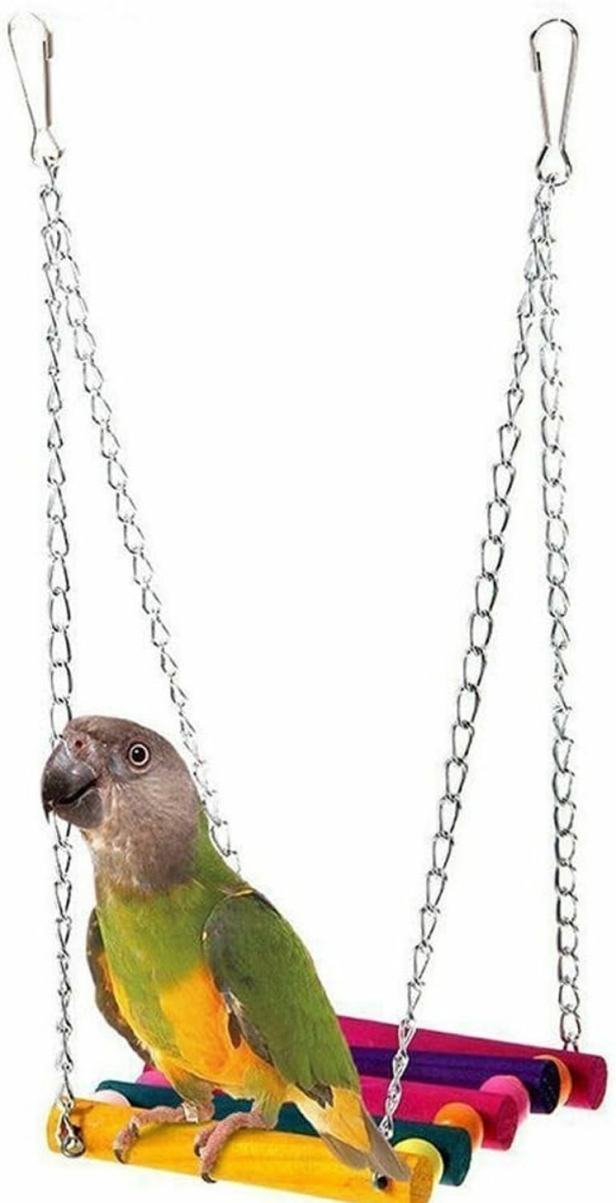 Pet Bird Vktech | Vktech 5Pcs Pet Bird Parrot Parakeet Budgie Cockatiel Cage Hammock Swing Toy Hanging Toy (Style A)