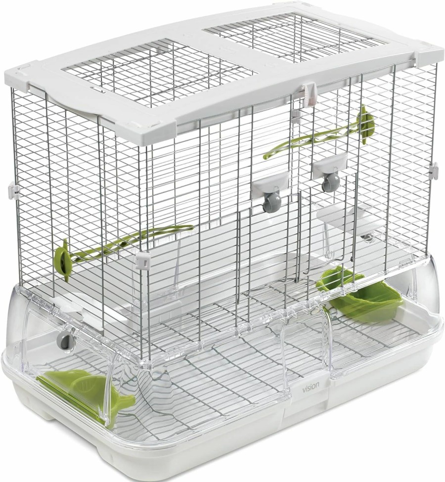 Pet Bird VISION | Vision M02 Wire Bird Cage, Bird Home For Parakeets, Finches And Canaries, Tall Medium