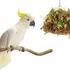 Pet Bird Sweet Feet and Beak | Sweet Feet And Beak Super Shredder Ball - Bird Cage Accessories To Keep Your Bird Busy Foraging For Hidden Treasures - Non-Toxic, Easy To Install Bird Foraging Toys For Large Sized Birds - 7 Inch