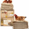 Pet Bird EATON PET AND PASTURE | Eaton Pet And Pasture, Premium Laying Hen Nesting Pads, Usa Grown & Sustainably Harvested, 13 X 13 (10 Pack)