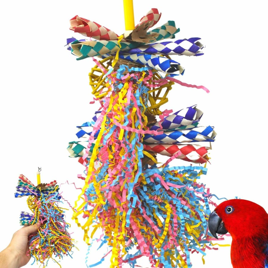 Pet Bird Bonka Bird Toys | Bonka Bird Toys 1730 Foraging Heart Medium - 9" X 6" - For Conures, Cockatiels, Parakeets, And Similar Breeds