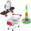 Pet Bird Wontee | Wontee Bird Toys Mini Shopping Cart Skateboard Ring Toy For Playing And Training Of Budgies Cockatiels Caique Quaker Parrot Conures (3 Pack)