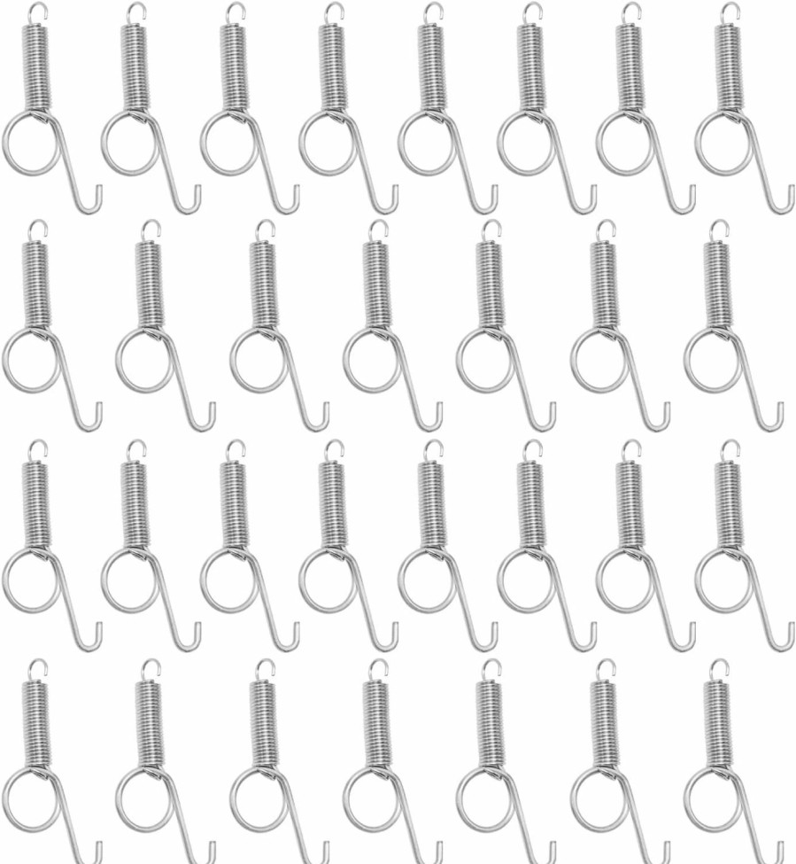 Pet Bird Anxingo | Anxingo 20 Pcs Spring Cage Latch Door Spring Hook Metal Finger For Fixing Rabbit, Dog, Cat,Birds,Rodents, Guinea Pig,Hamster, Parrot Hedgehog Cage Door