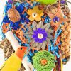 Pet Bird KATUMO | Katumo Bird Toys, Bird Grass Mat Foraging Wall Toys Parrot Shredder Toys For Parakeet, Cockatiel, Conure, Lovebird, Budgie, Small Medium Birds