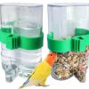 Pet Bird Hamiledyi | Hamiledyi Parakeet Water Dispenser No Mess Small Parrot Drinking Device Parakeet Waterer Cockatiel Cage Accessories,Automatic Feeding For Finch Lovebird Canary Small Birds(2Pcs)