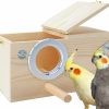 Pet Bird kathson | Parakeet Nest Box Budgie Nesting House Cockatiel Breeding Parrots Mating Box For Lovebirds Large And Medium-Sized Birds