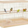 Pet Bird Yaheetech | Yaheetech 30-Inch Stackable Flight Bird Cages For Parakeets Cockatiels Conures Finches Budgies Lovebirds Canaries Small Birds Parrots Birdcage, White